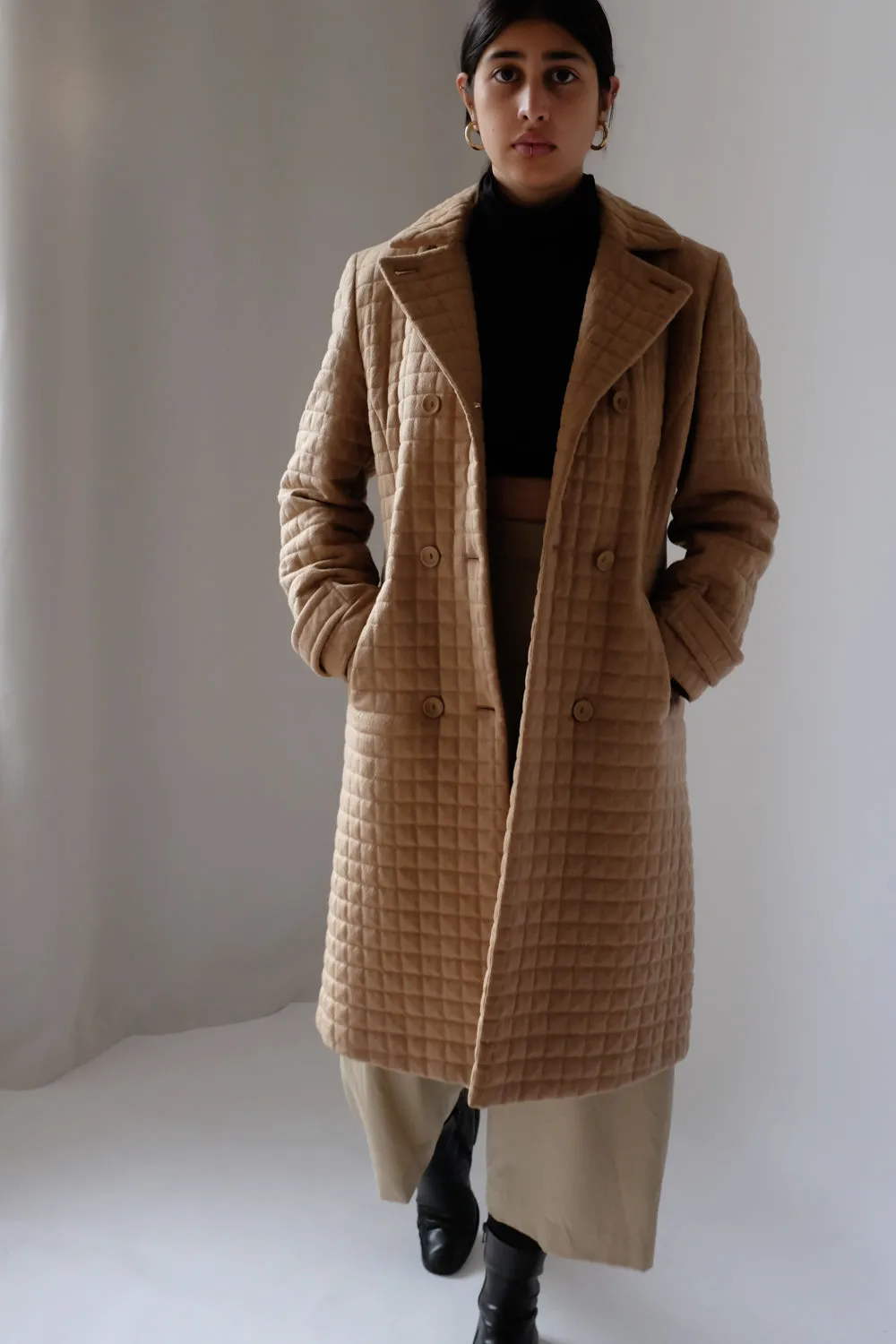 0063_QUILTED CAMEL WOOL COAT