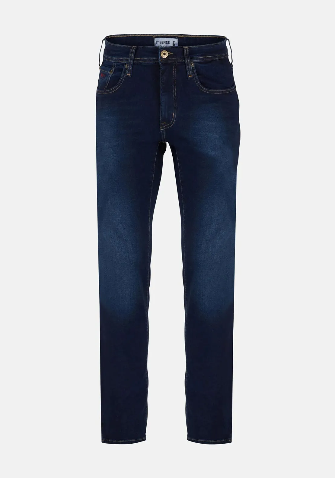 6th Sense Nevada Straight Leg Jeans, Blue Black