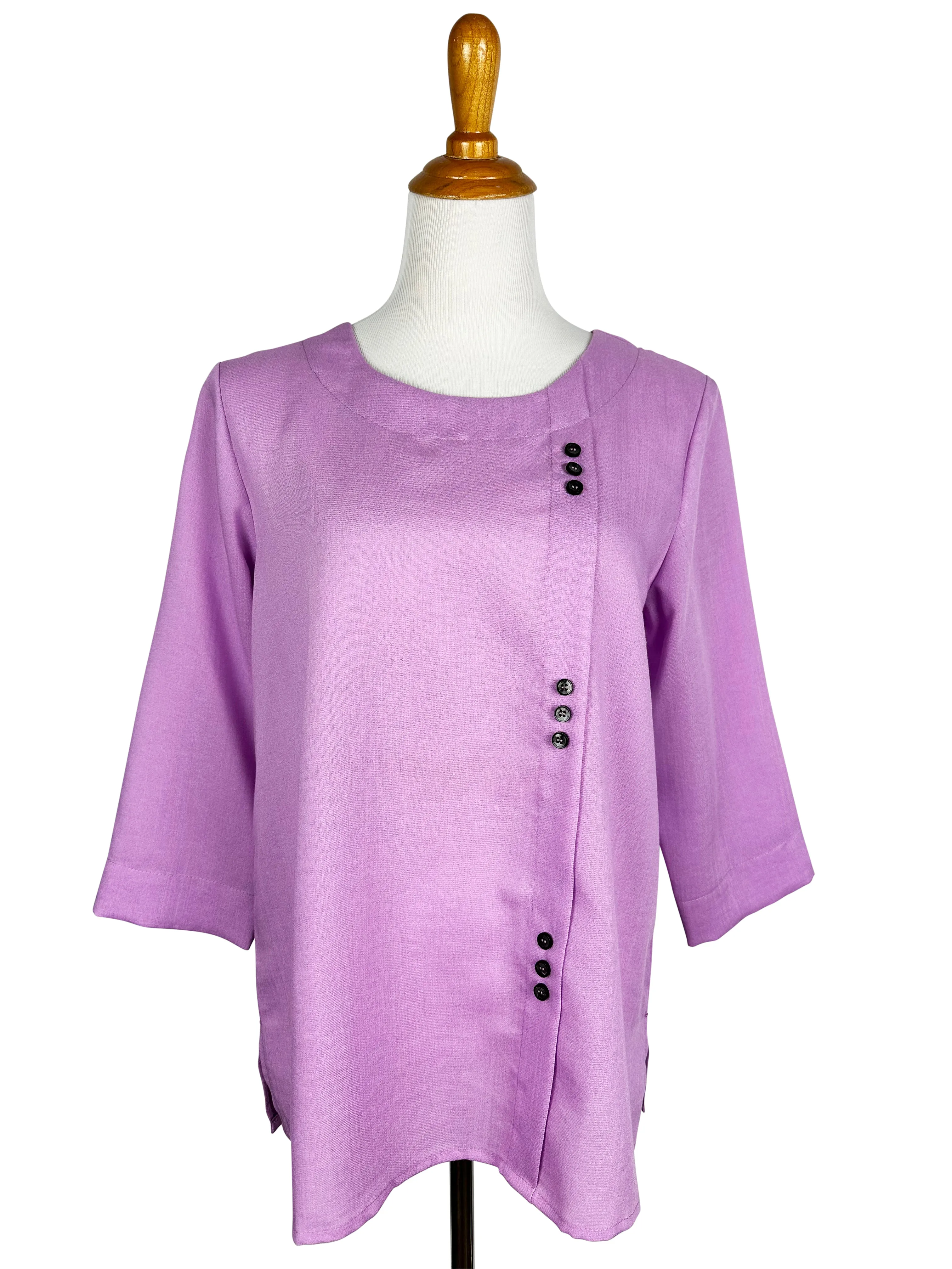 AA377 - Jasmine Linen Pullover Top