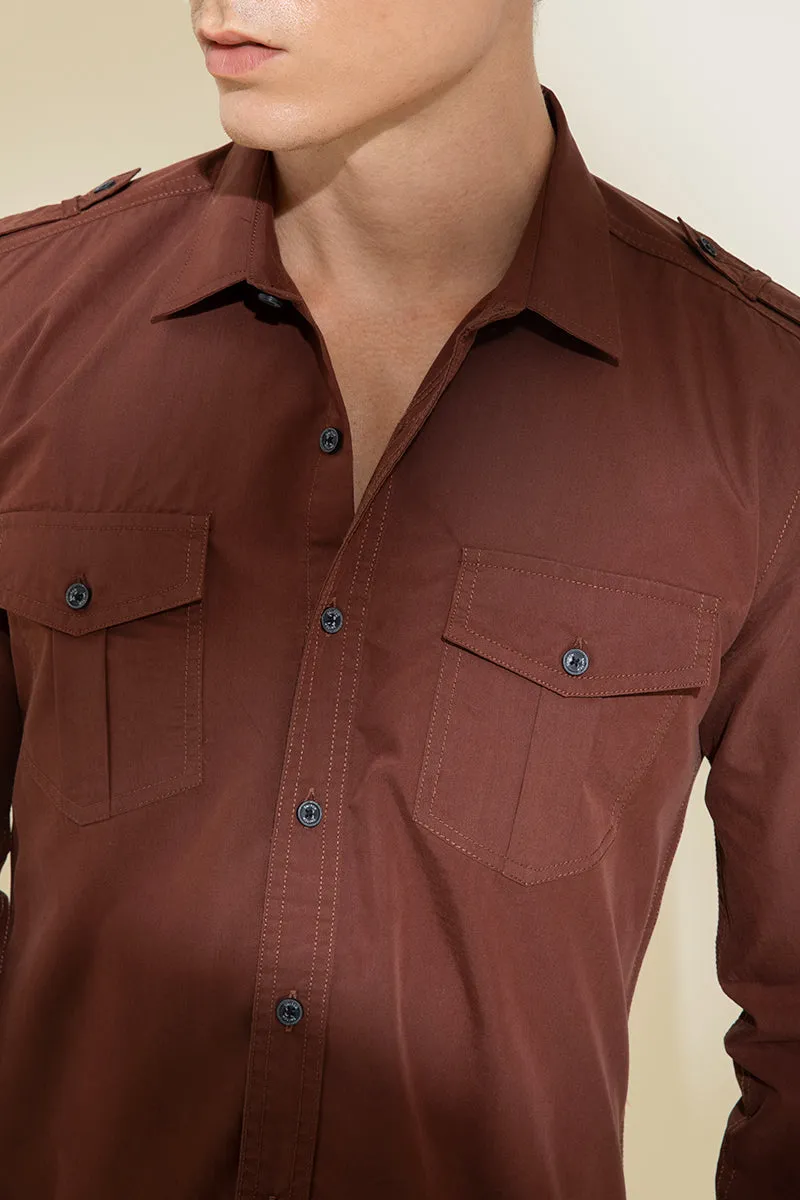 Adroit Maroon Shirt