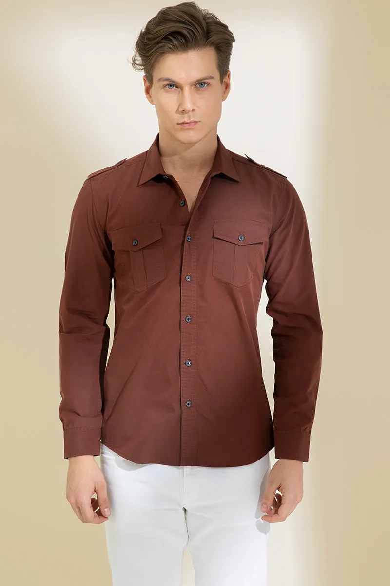 Adroit Maroon Shirt