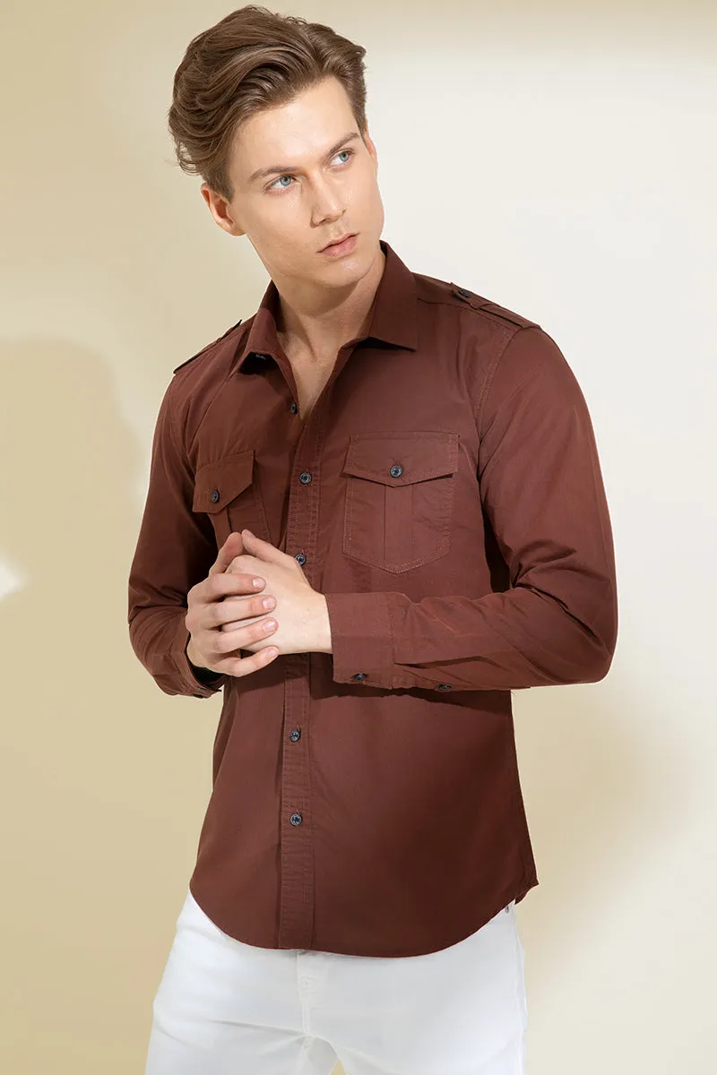 Adroit Maroon Shirt