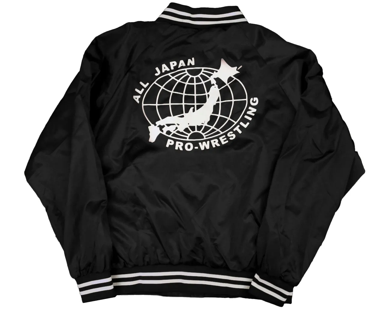 AJPW BLACK SATIN JACKET