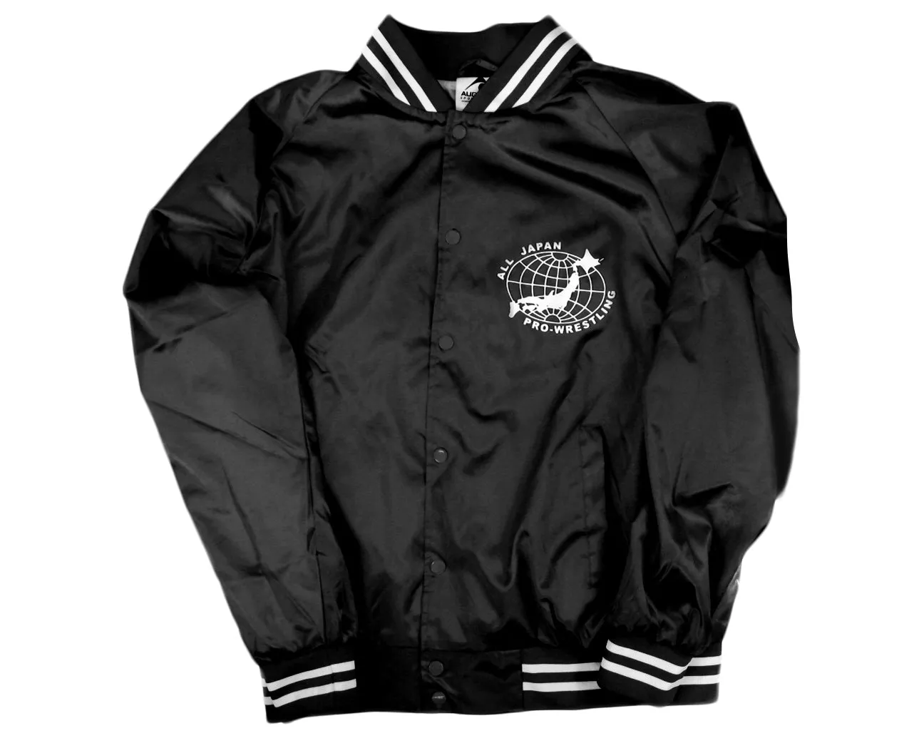 AJPW BLACK SATIN JACKET