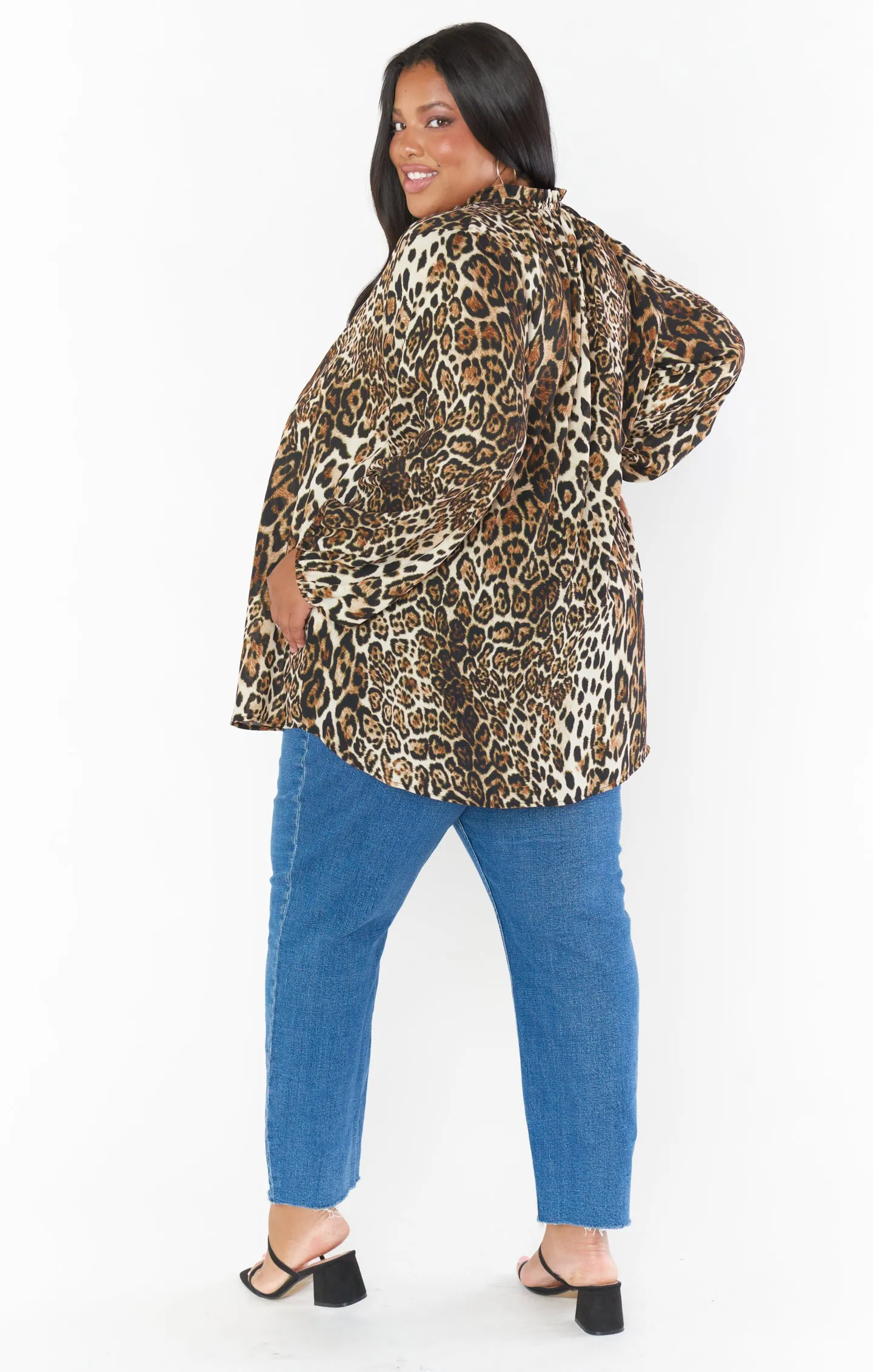 Alicia Tunic ~ Tiramisu Cheetah