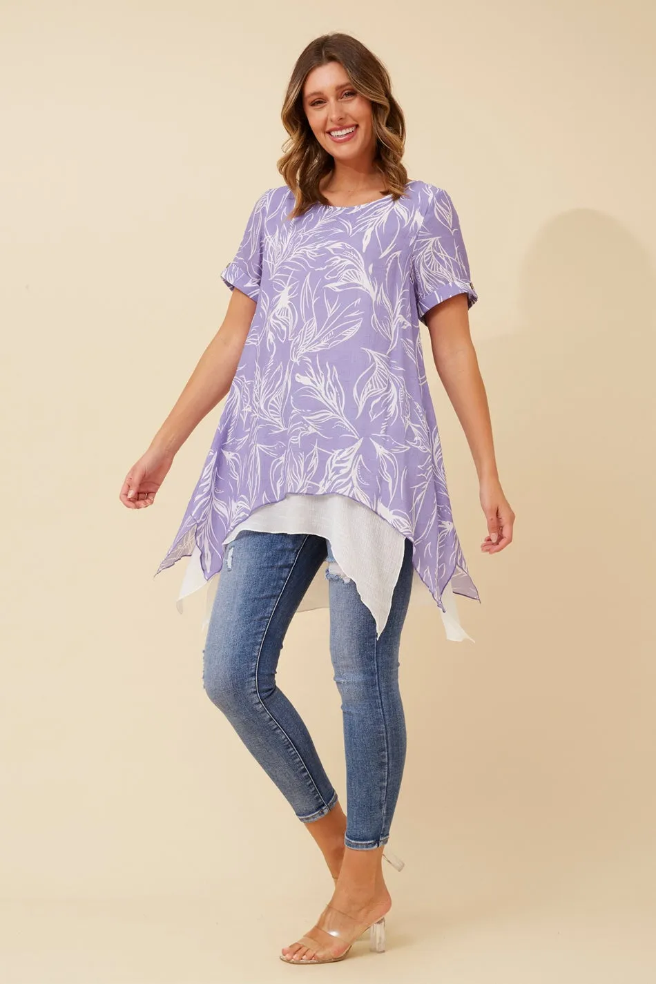 ARIANA DOUBLE LAYER TUNIC TOP