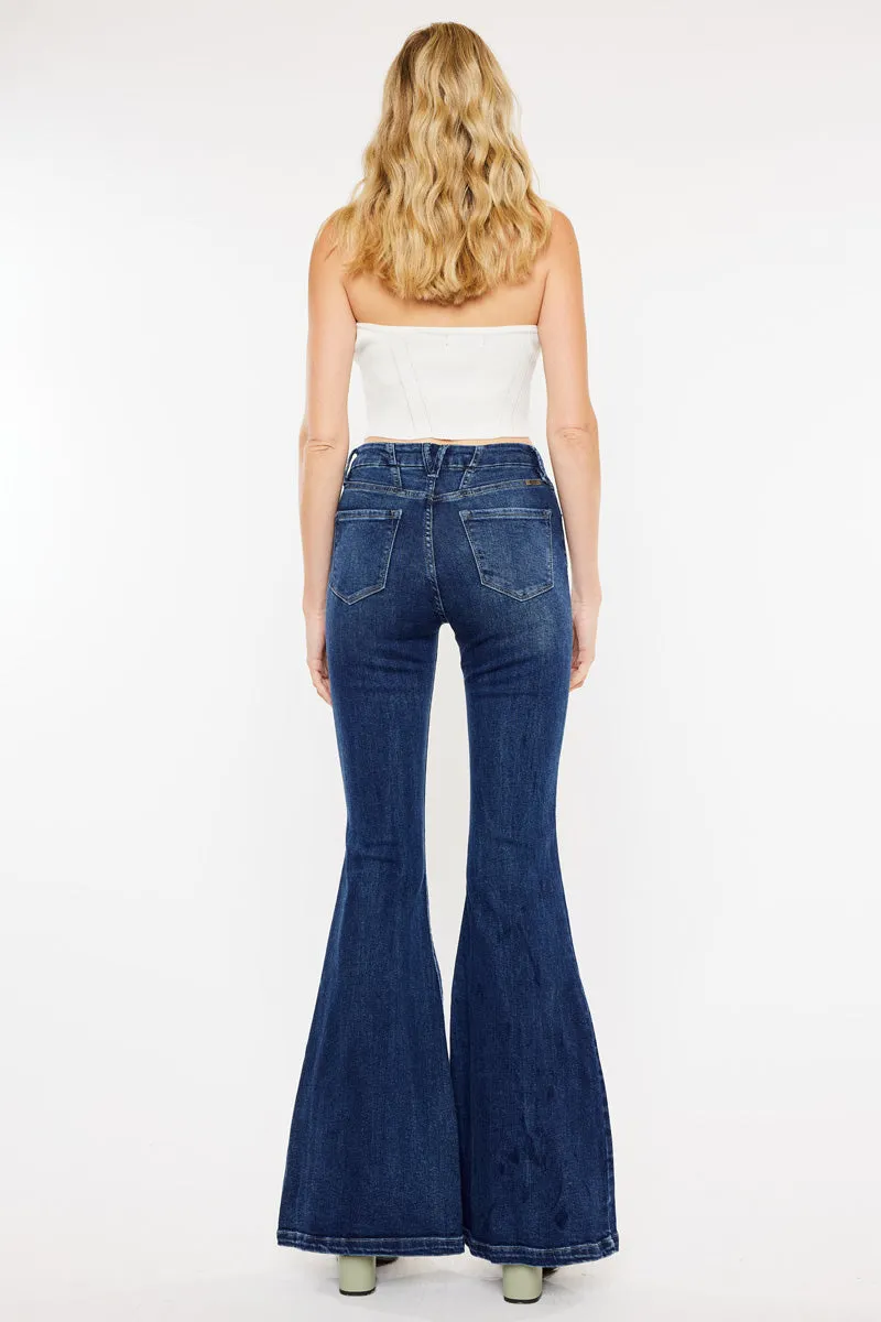 Arizona High Rise Super Flare Jeans