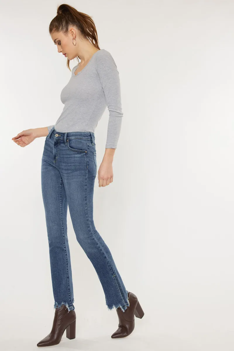 Arlet Mid Rise Baby Bootcut Jeans