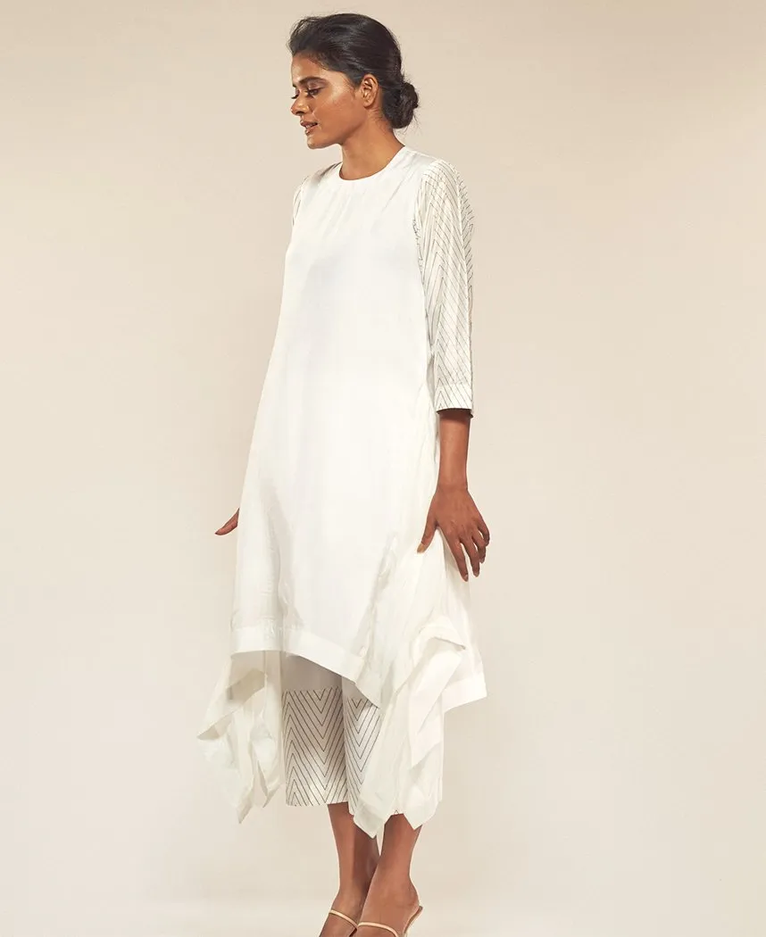 Asymmetric Silk Tunic