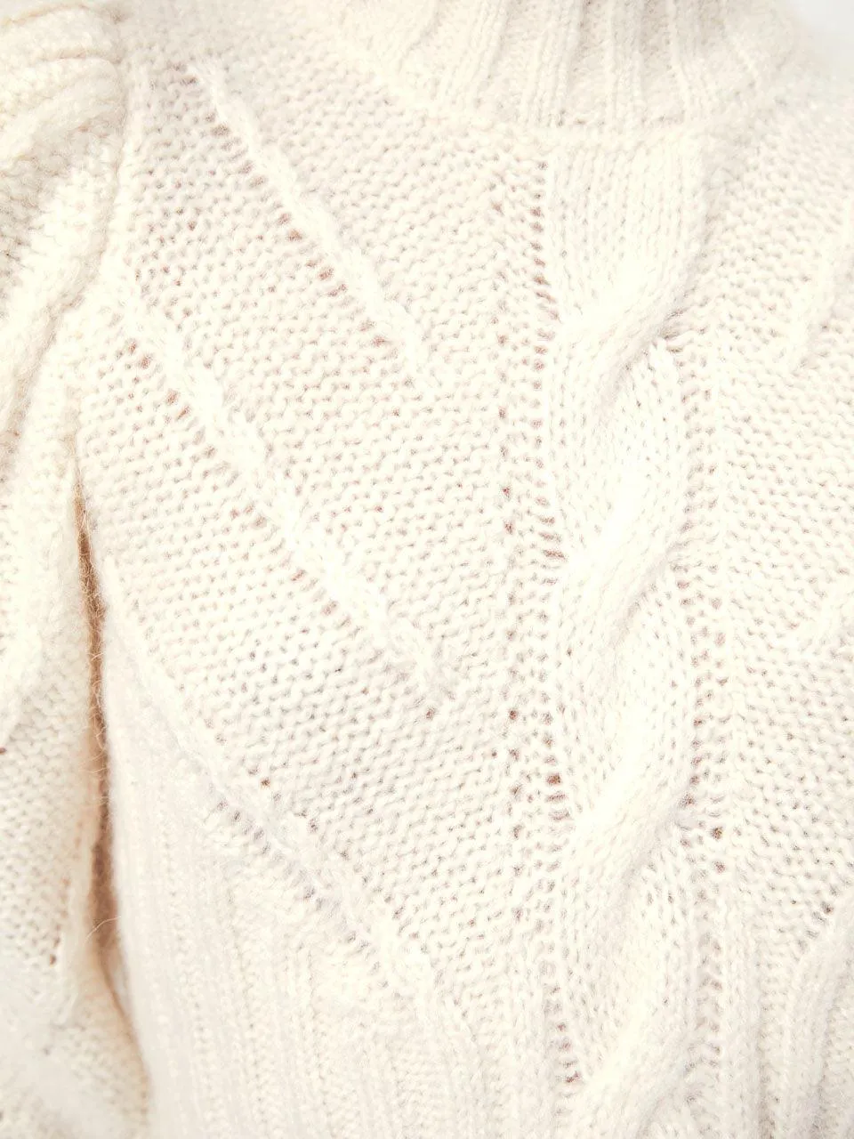 Azalee Turtleneck Sweater Butter Cream