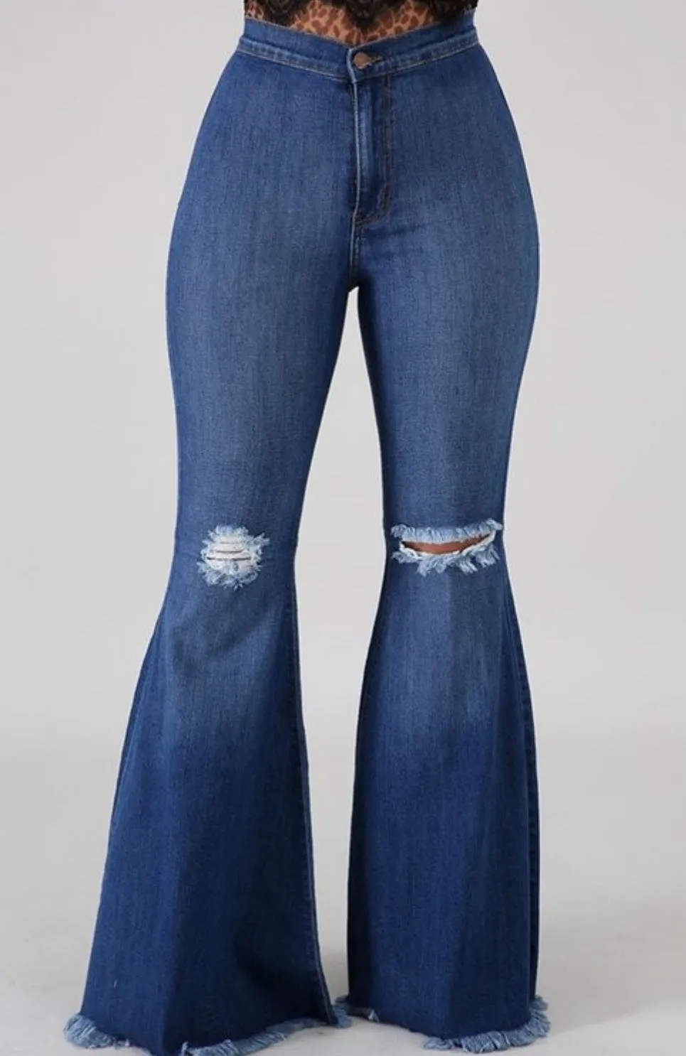 Belliscious Life High Waist Bell Bottom Jeans