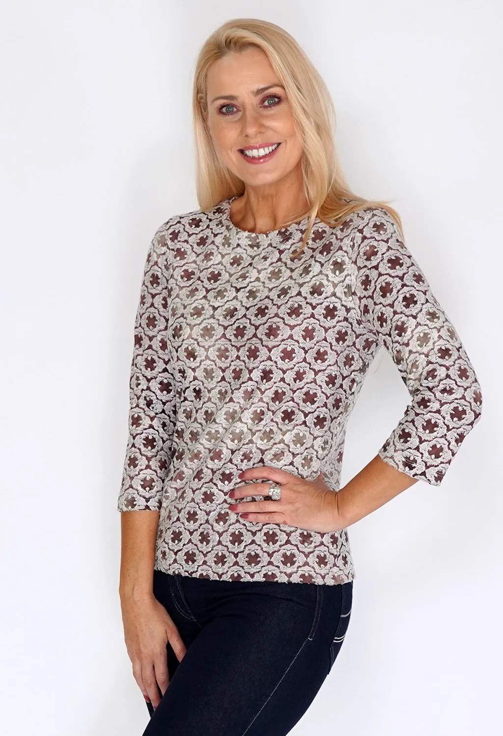 Bicalla Lace Textured Top