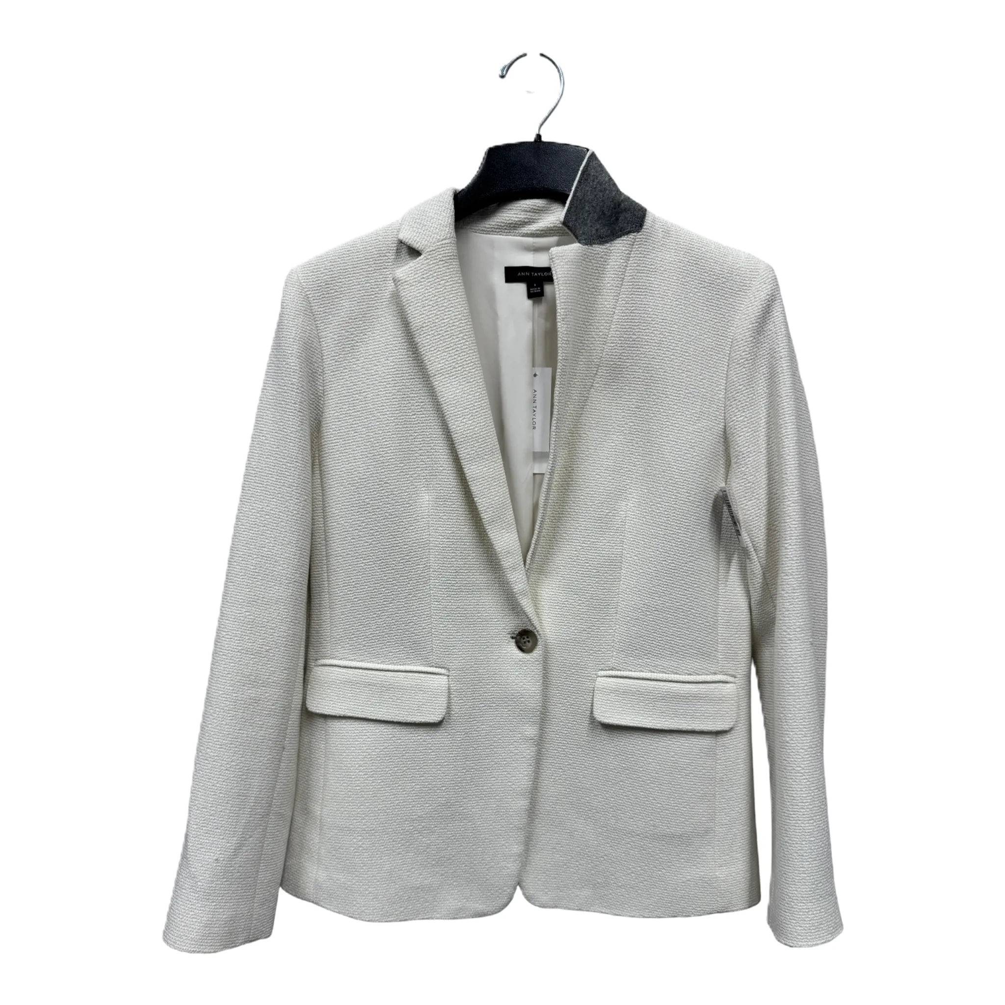 Blazer By Ann Taylor In Ivory, Size: S