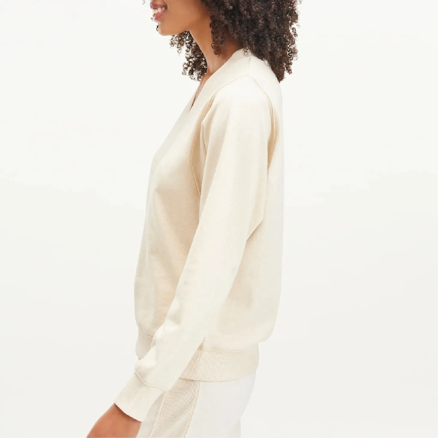 Botanical Dyed Long Sleeve Pullover