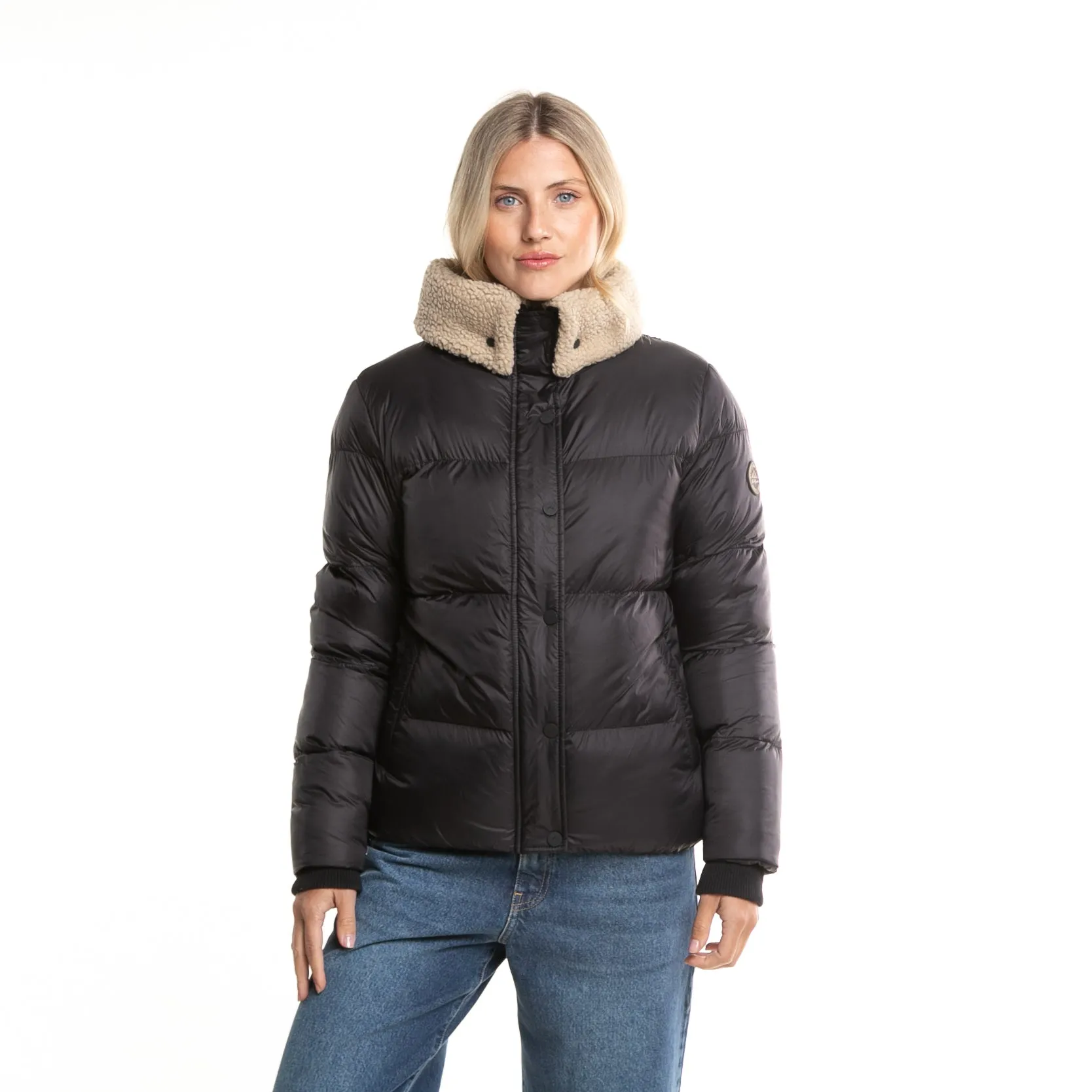 Campera Abrigo Rusty Tender Puffer Coat Ld* Black