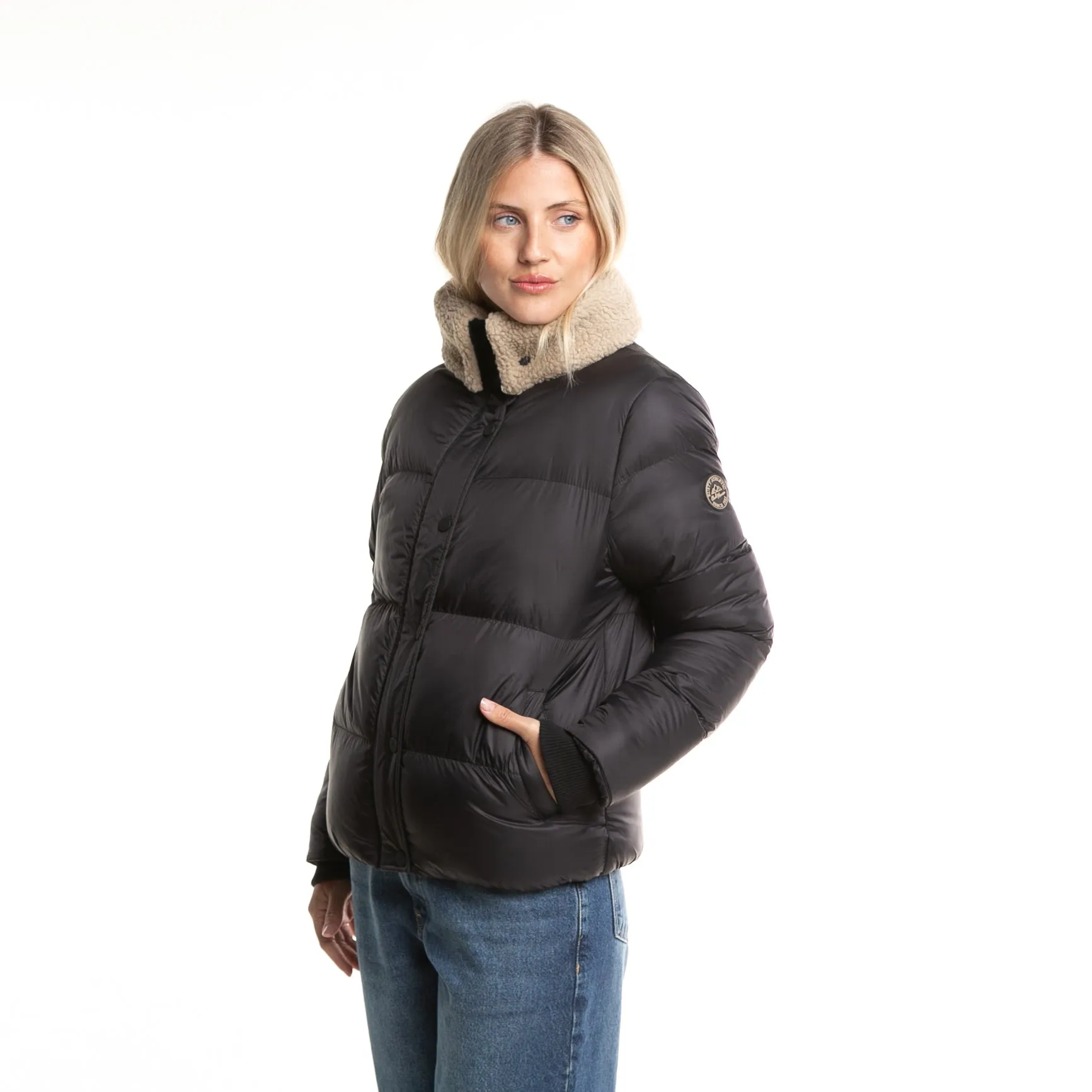 Campera Abrigo Rusty Tender Puffer Coat Ld* Black