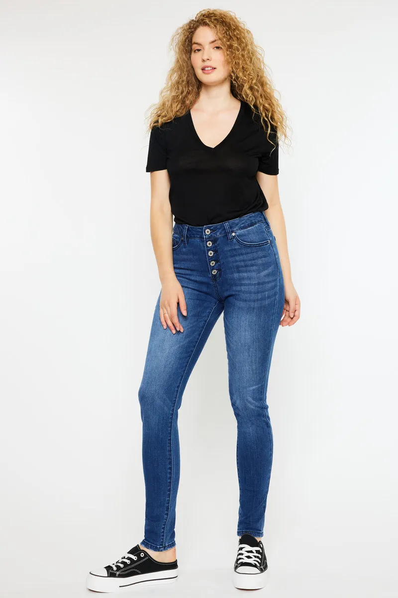 Candice High Rise Super Skinny Jeans - Curvy