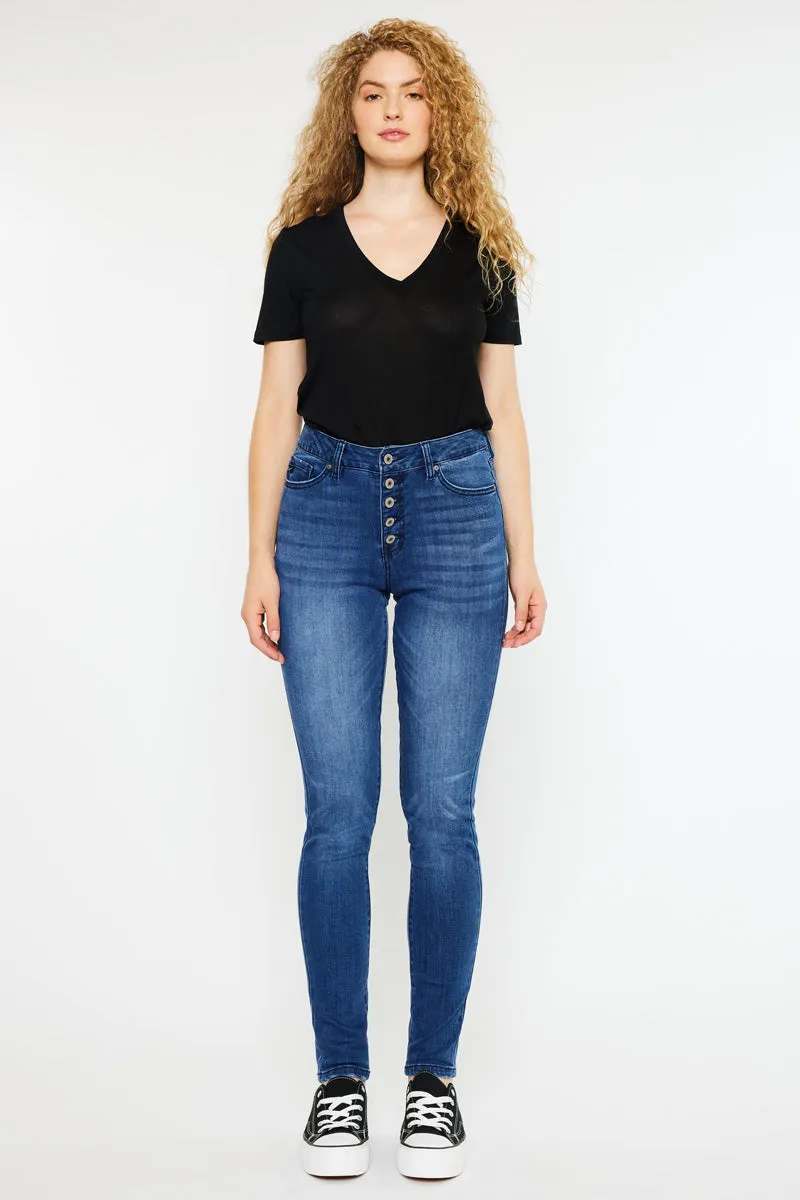 Candice High Rise Super Skinny Jeans - Curvy