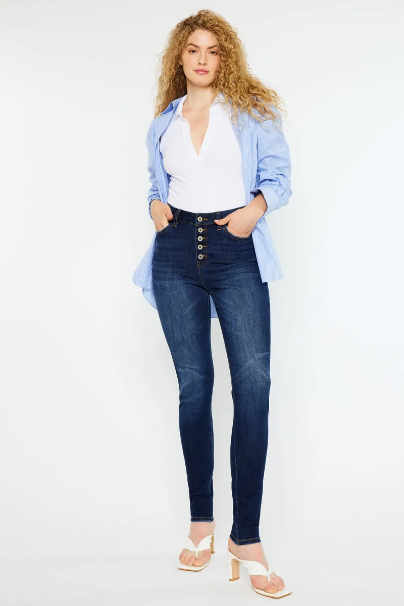 Candice High Rise Super Skinny Jeans - Curvy