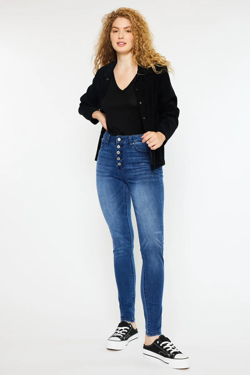 Candice High Rise Super Skinny Jeans - Curvy