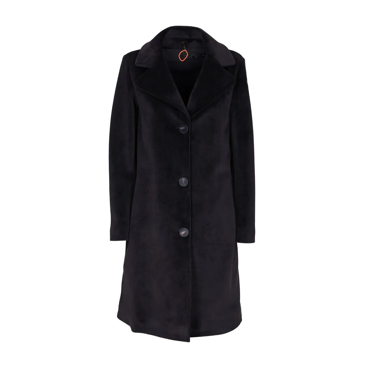 Cappotto RRD Neo Velvet Coat Over Lady Nero