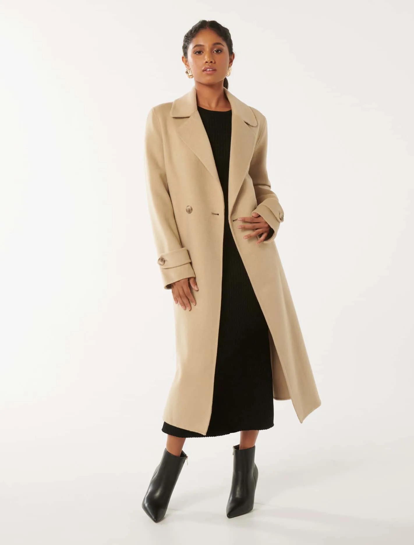 Carter Petite Felled Seam Coat