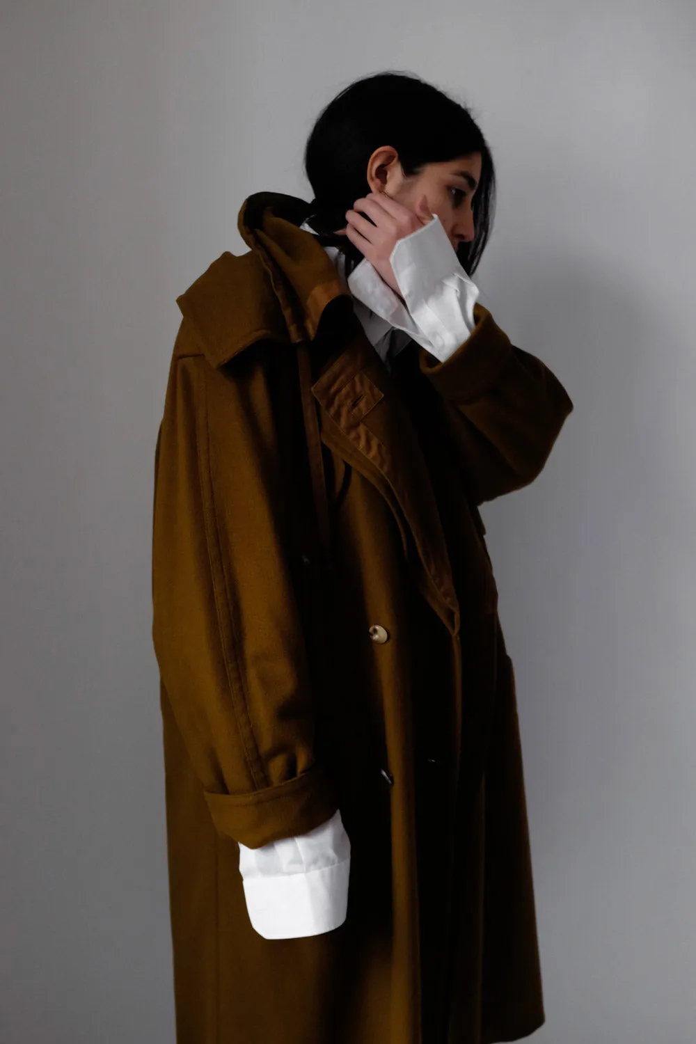 Vintage Oversize Cashmere Wool Coat