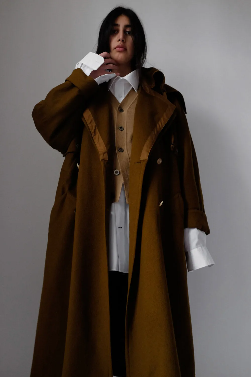 Vintage Oversize Cashmere Wool Coat