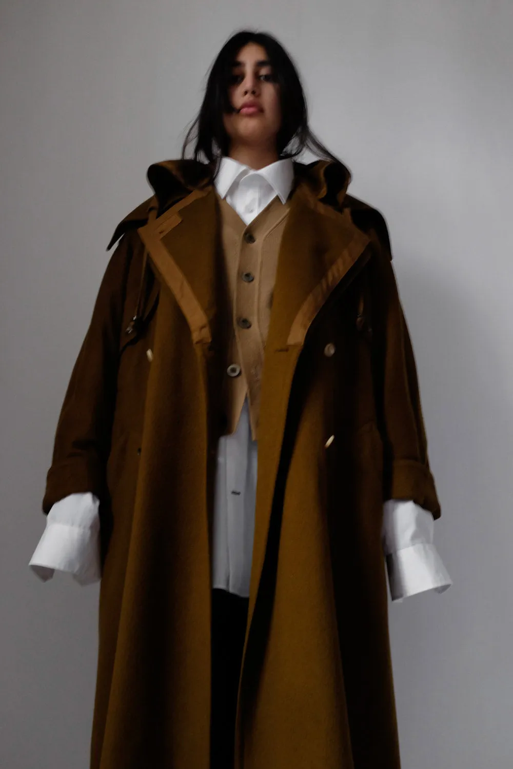 Vintage Oversize Cashmere Wool Coat