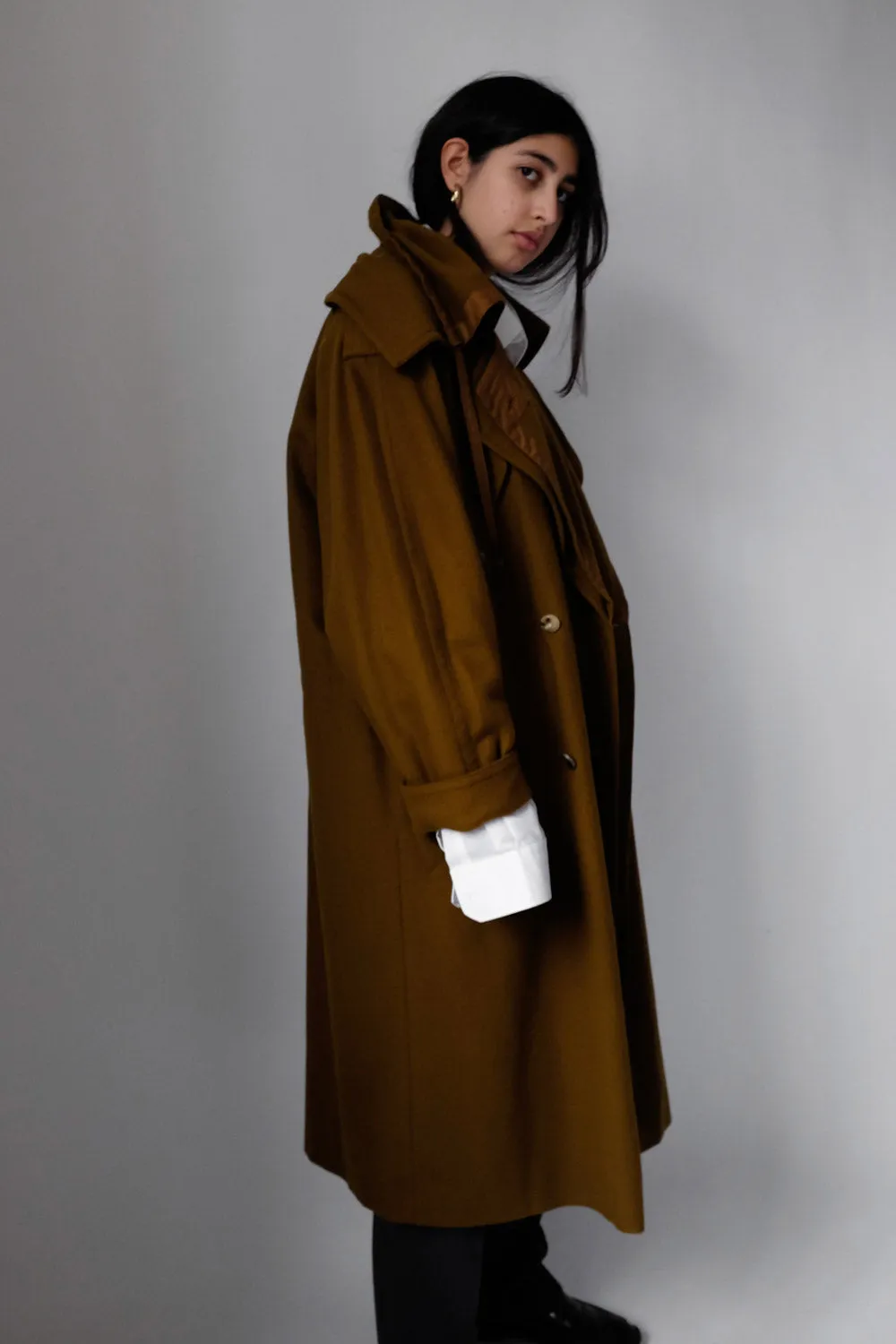 Vintage Oversize Cashmere Wool Coat