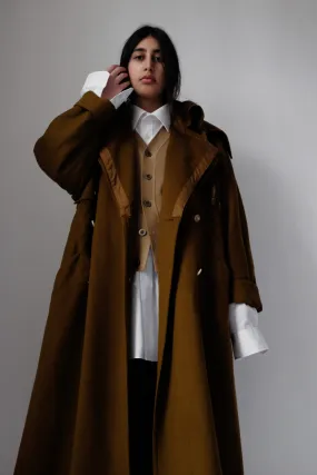 Vintage Oversize Cashmere Wool Coat