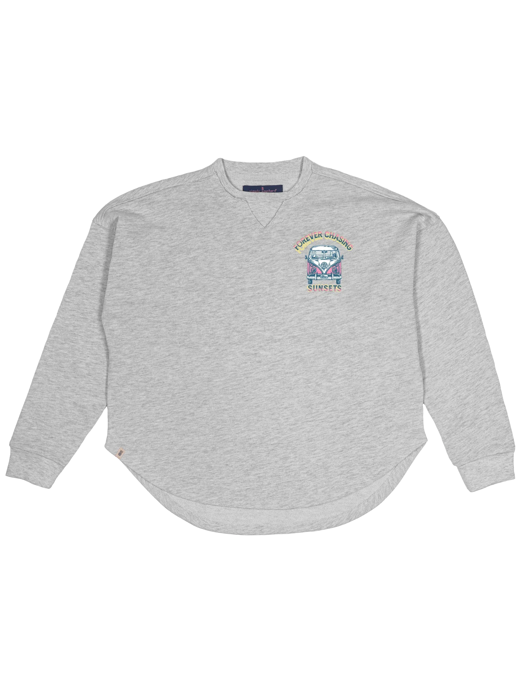 Cozy Sunset Chase Pullover Sweater for Unisex