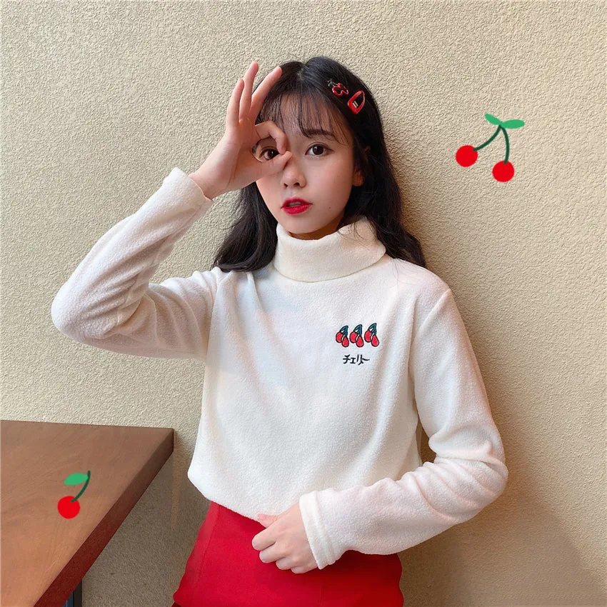 Cherry / Strawberry Turtleneck AD12722