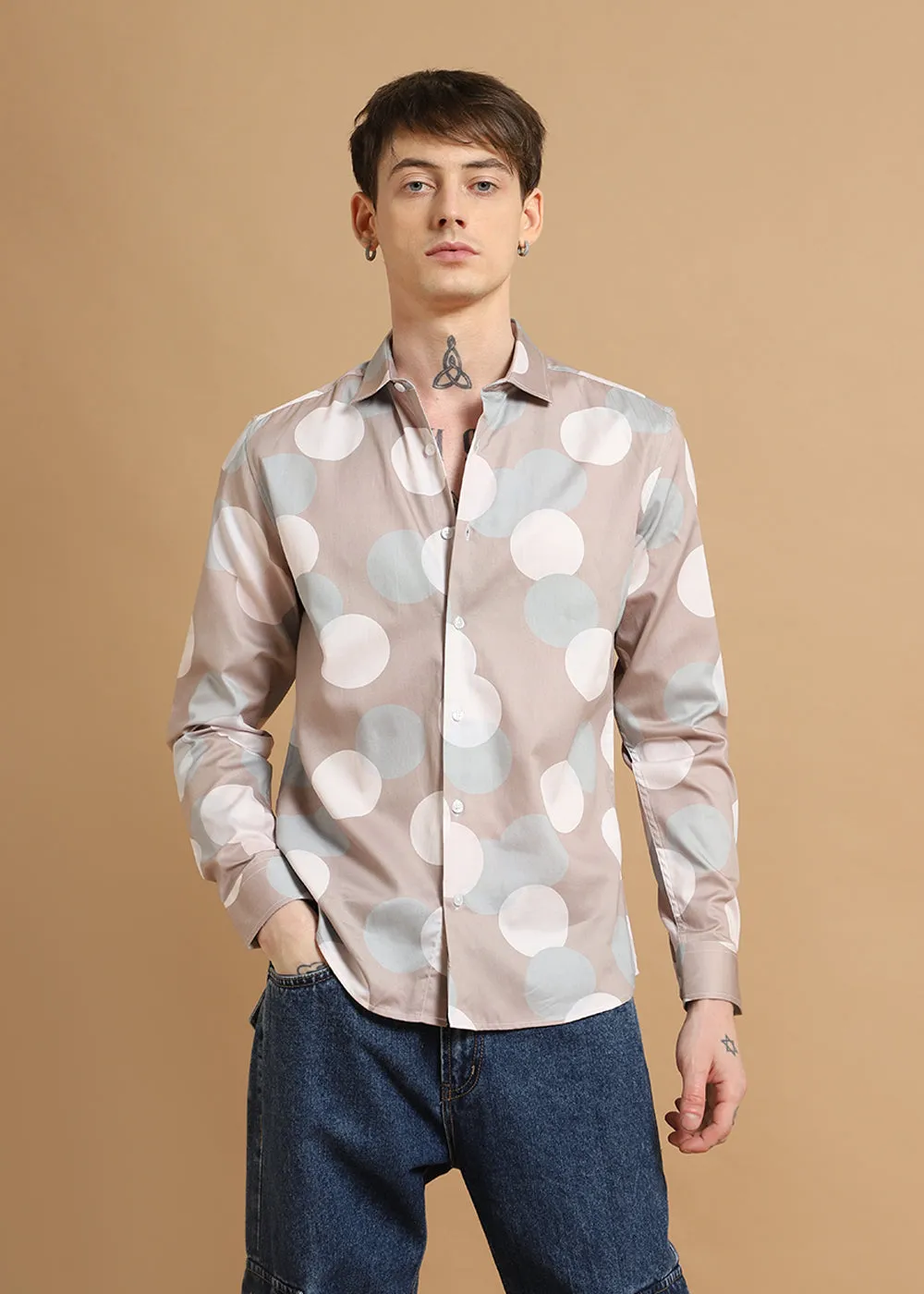 Circle Printed Shirt