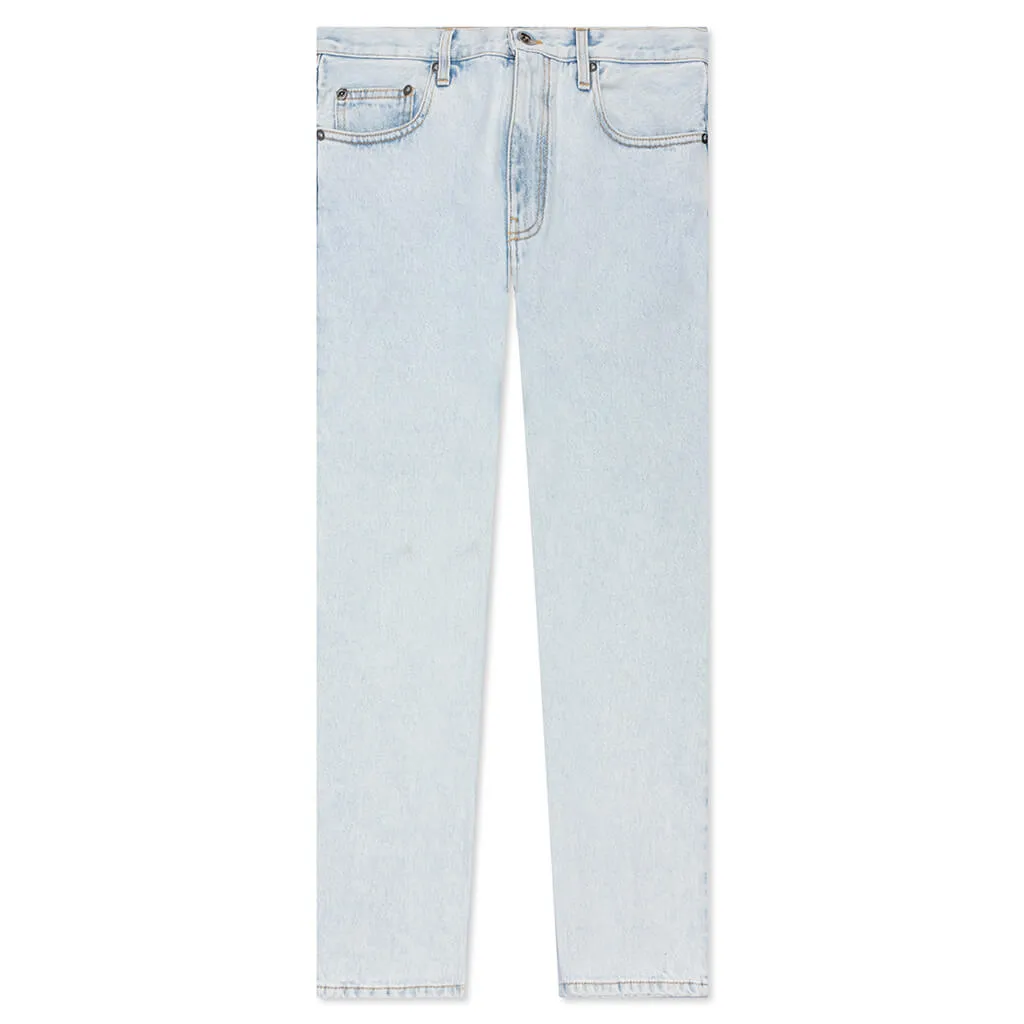 Diag Tab N Arrow Slim Jeans - Bleach Blue