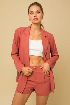 DOUBLE BREASTED BLAZER