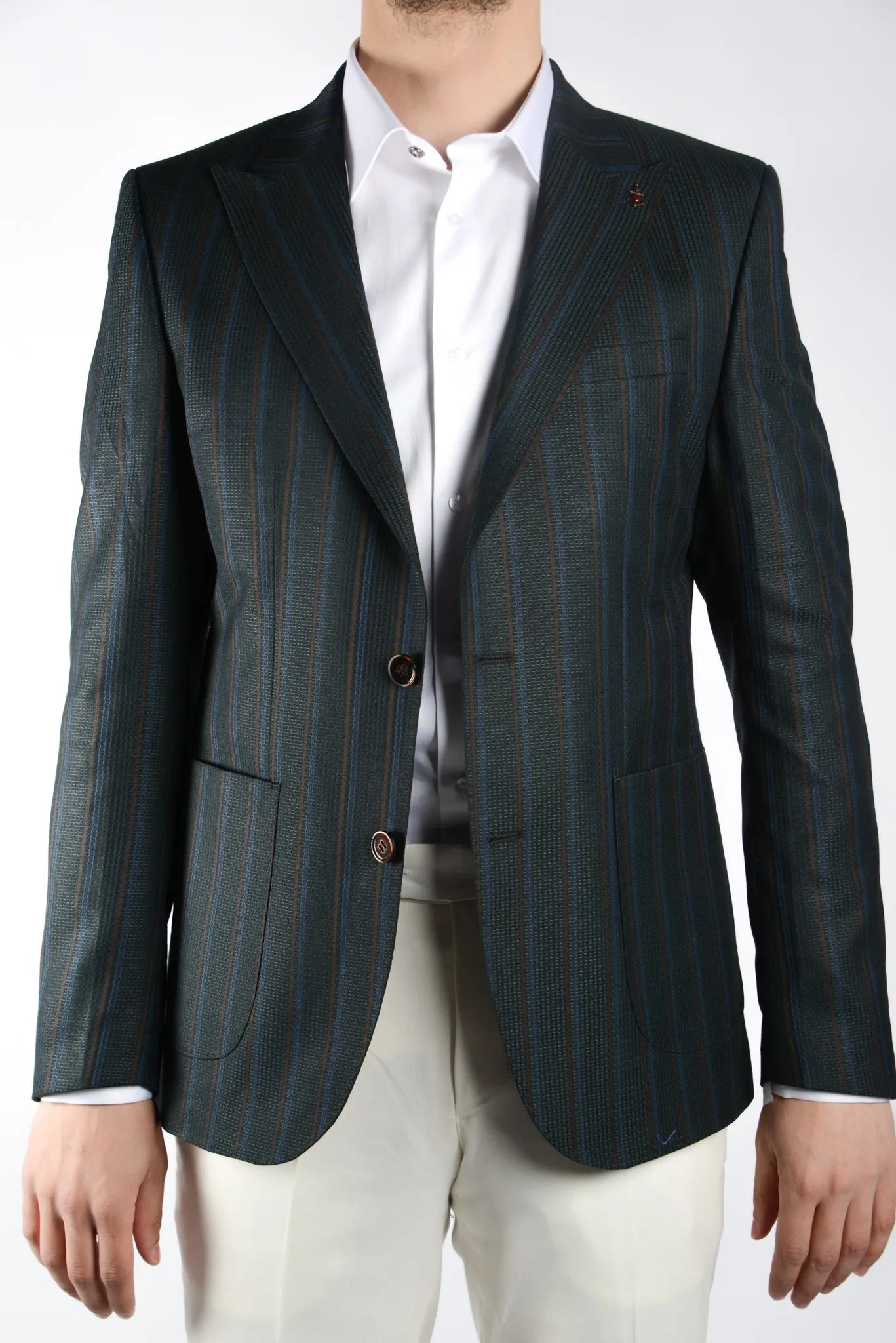 DT Tonal Grid Euro Sport Coat