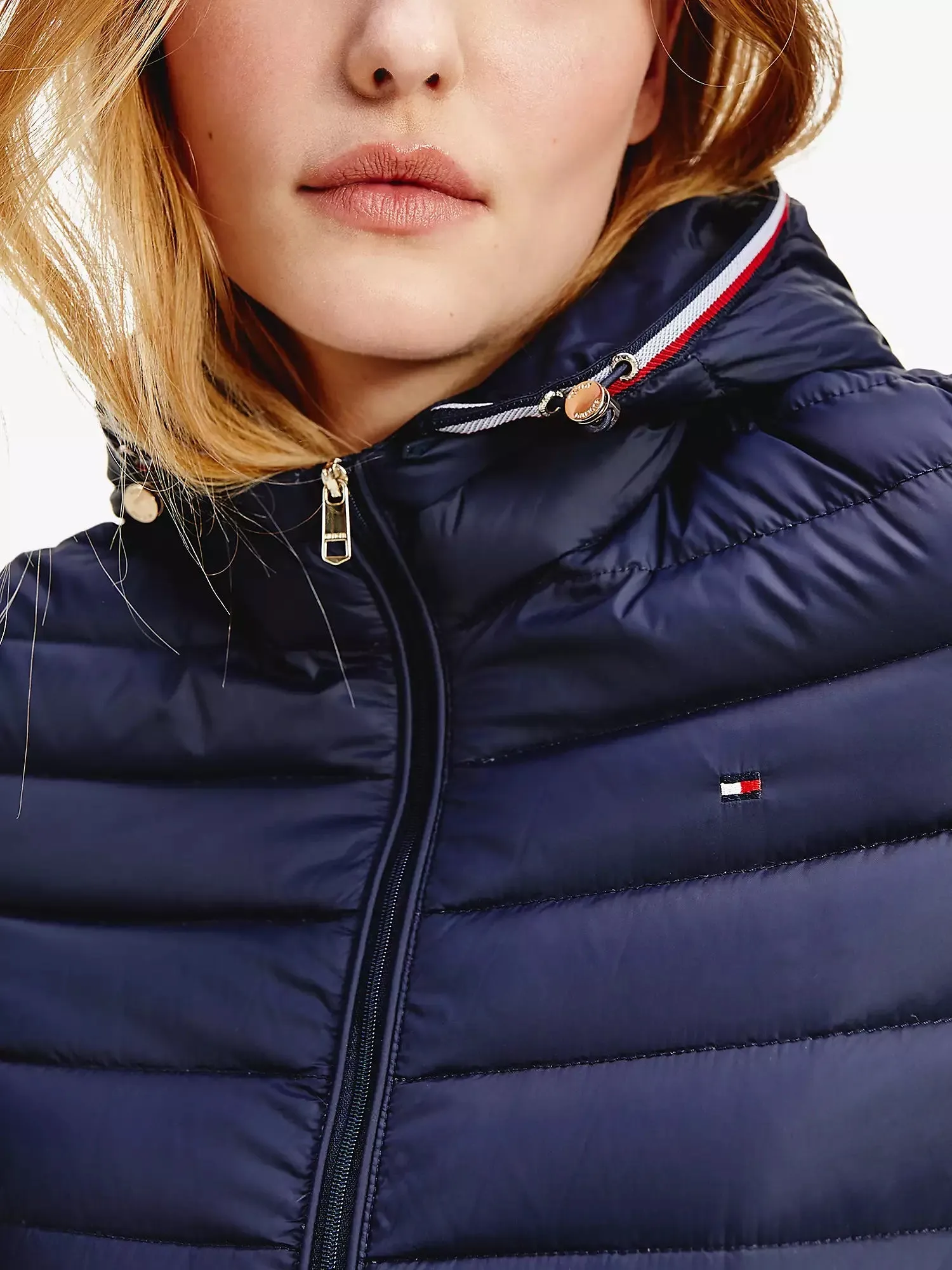 Essential Packable Jacket- Navy