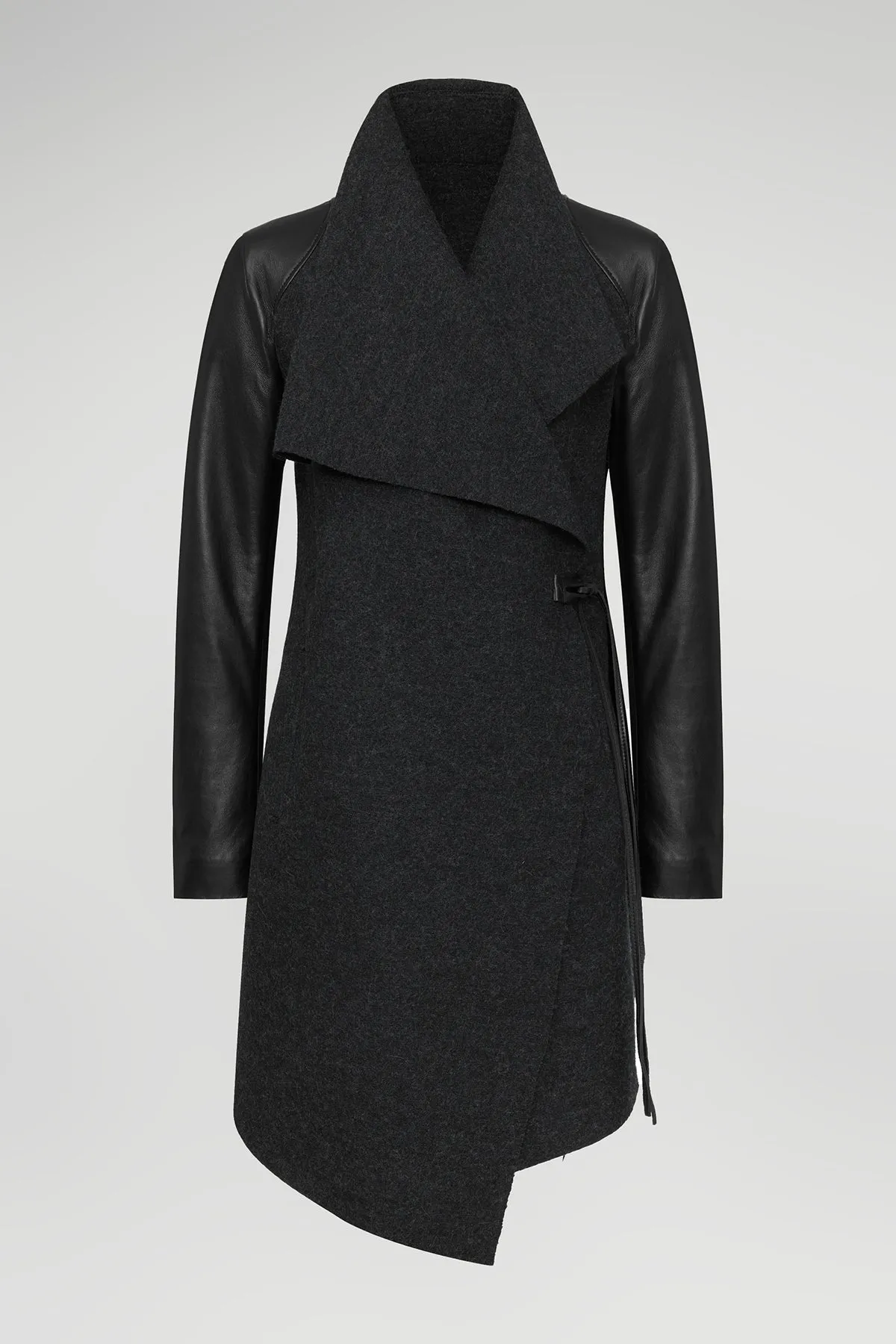 Faith - Anthracite Wool Coat