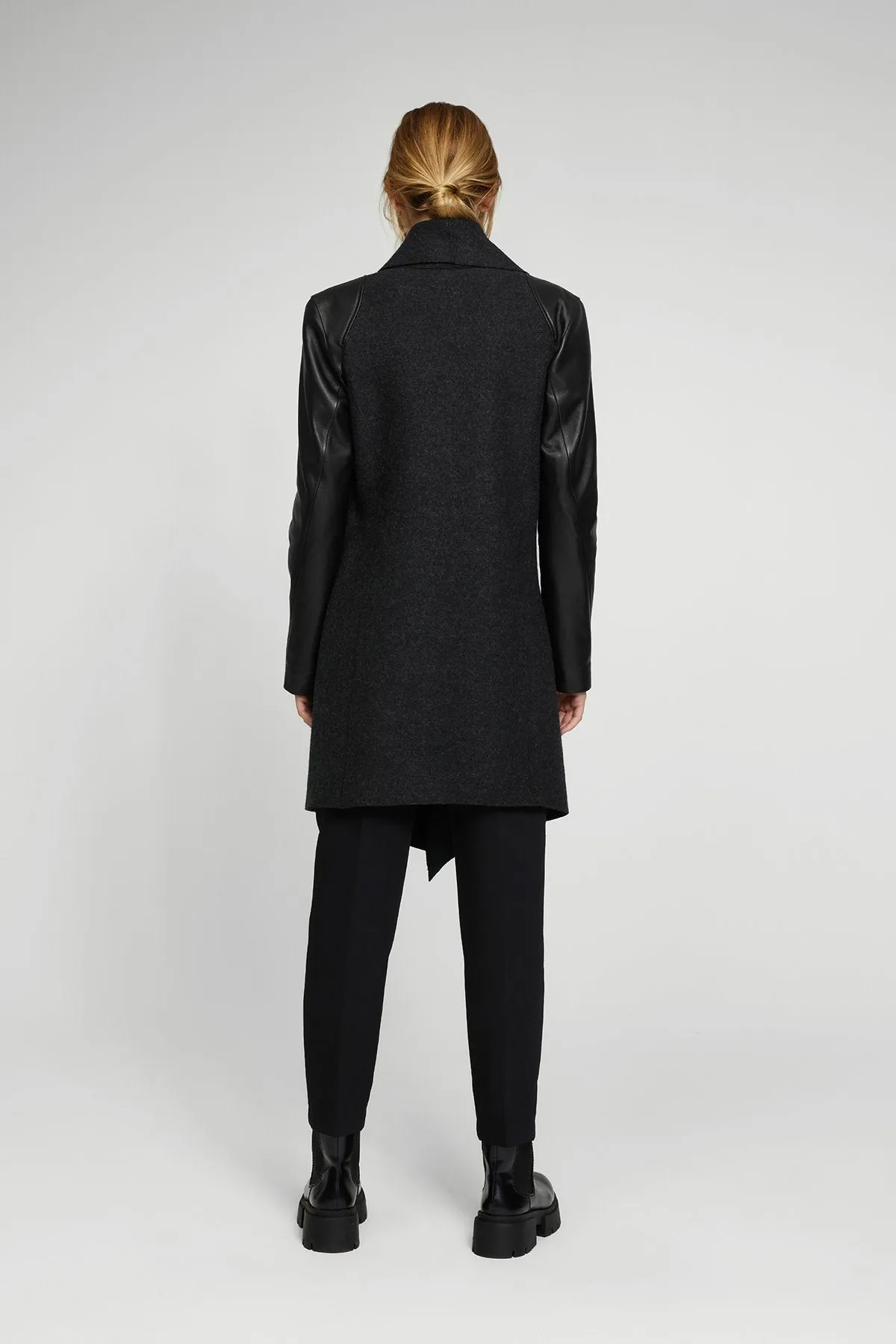 Faith - Anthracite Wool Coat