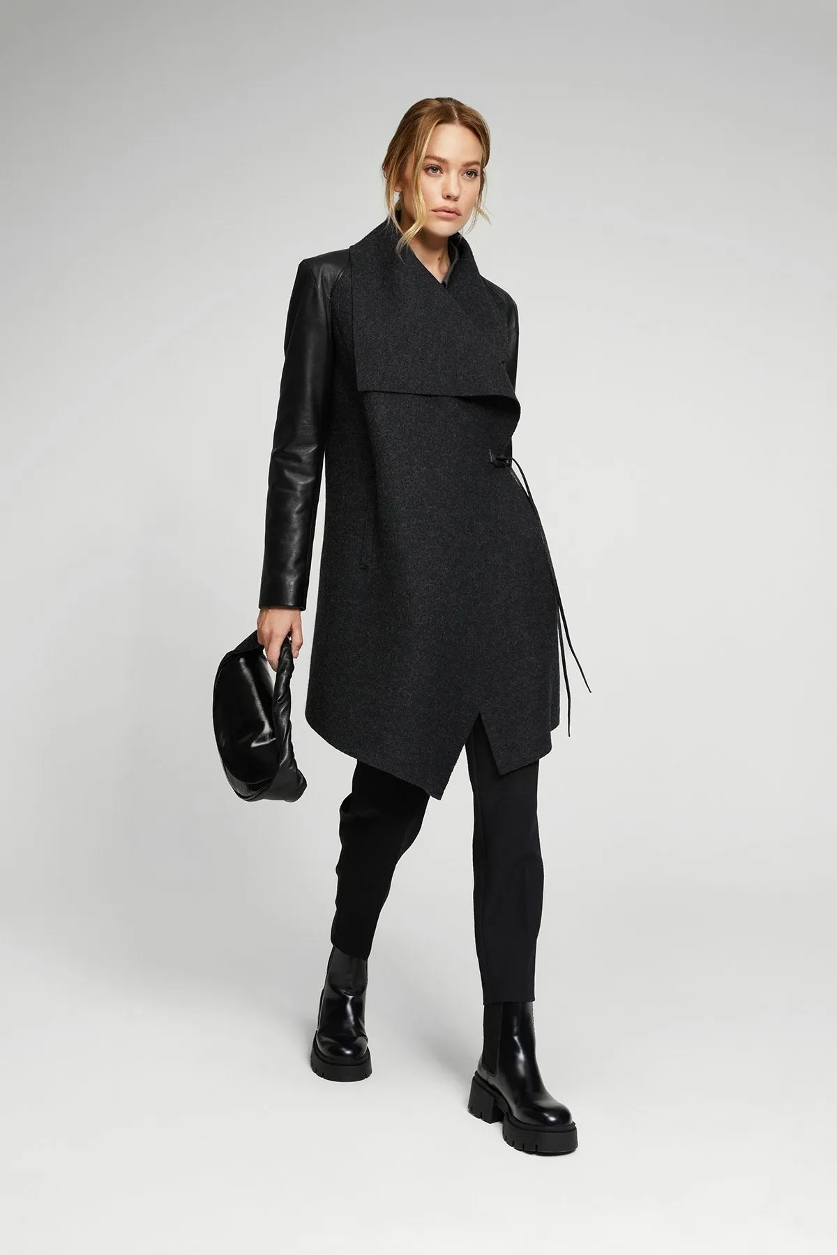 Faith - Anthracite Wool Coat