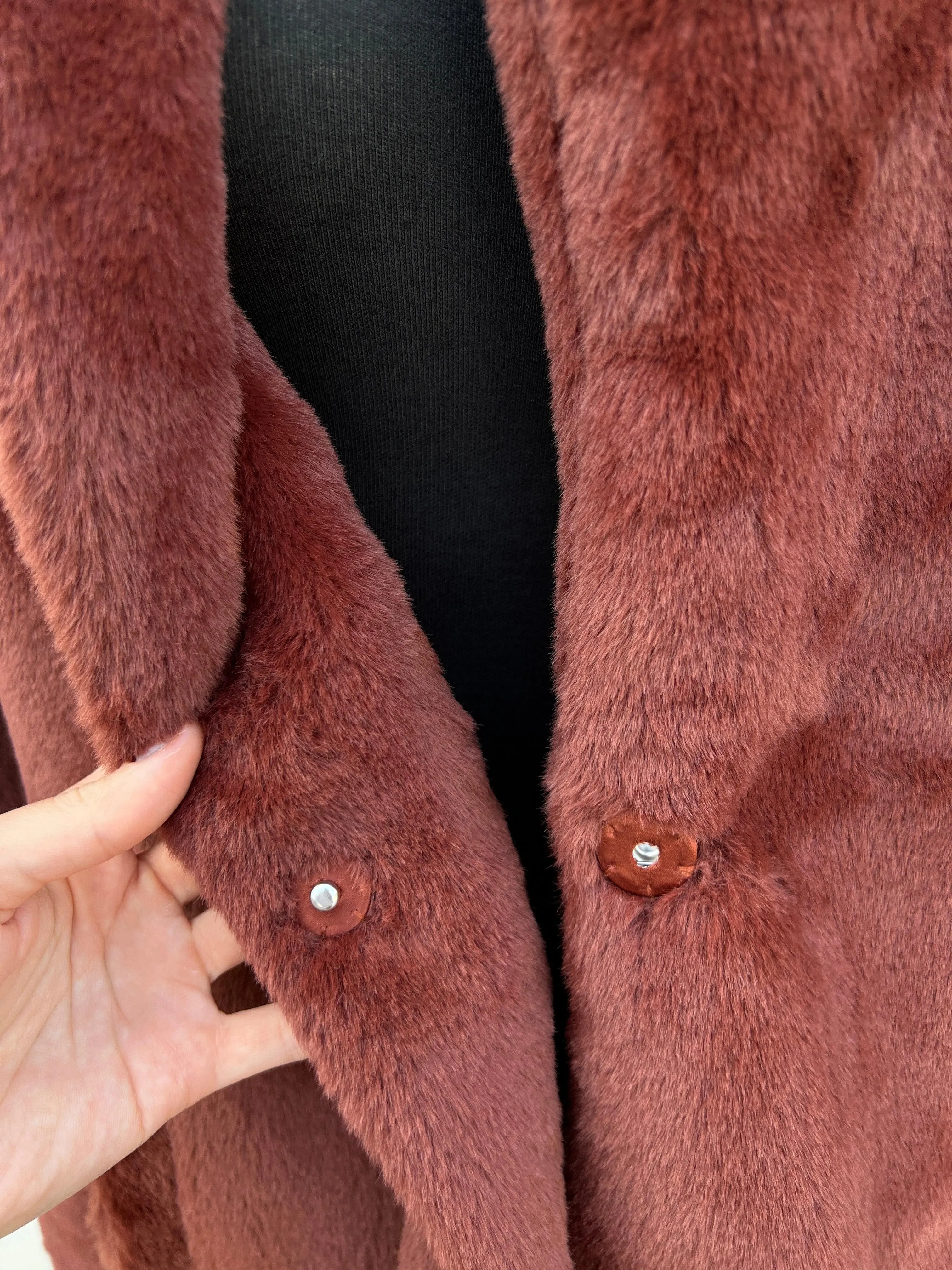 Faux Fur Long Coat