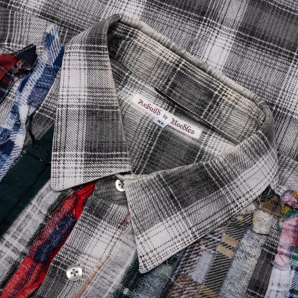 Flannel Shirt Ribbon Shirt - Assorted