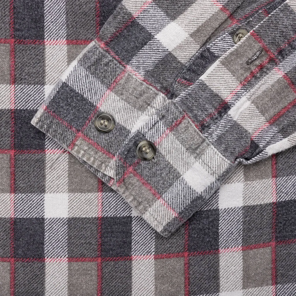 Flannel Shirt Ribbon Shirt - Assorted