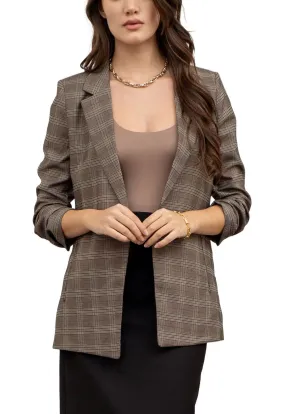 Harmonie Plaid Blazer