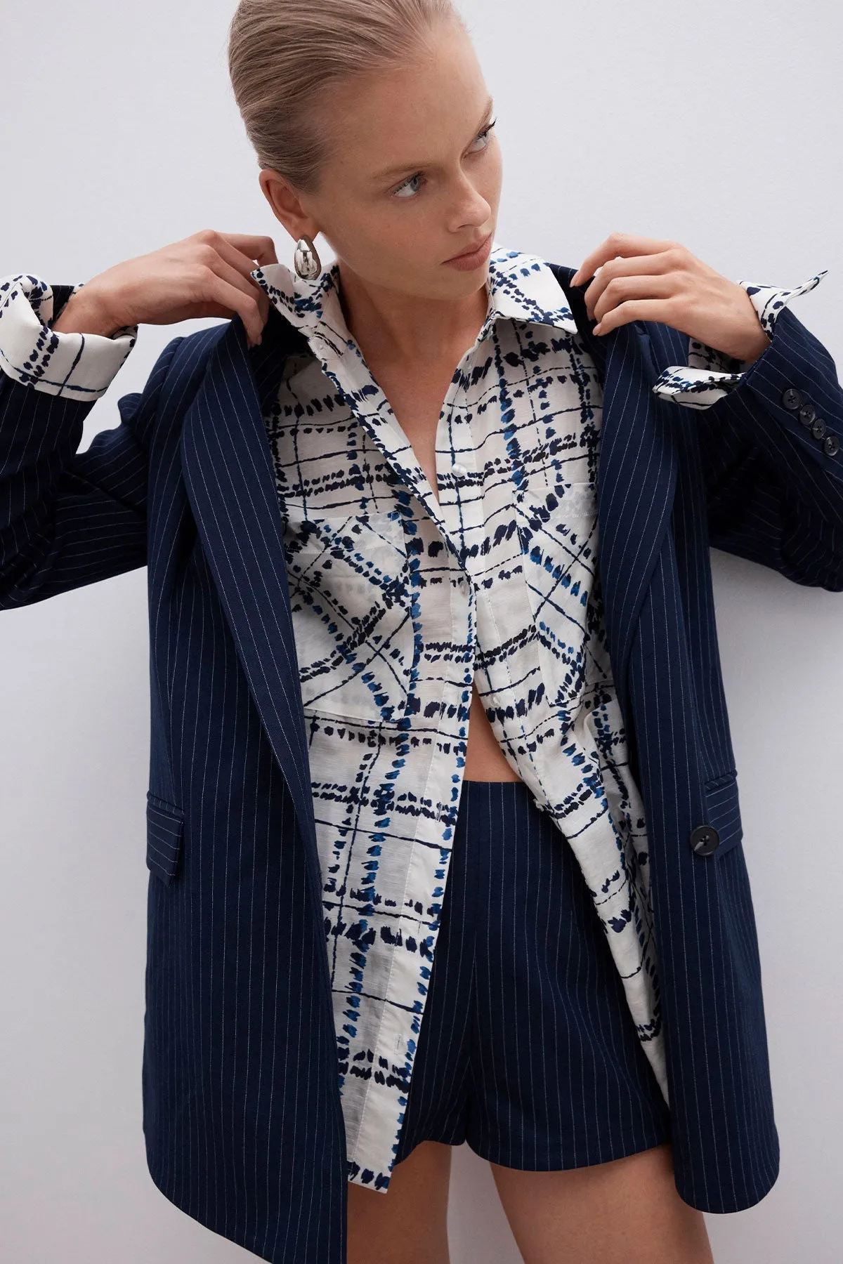 HAYDEN DOUBLE BREASTED OVERSIZED BLAZER