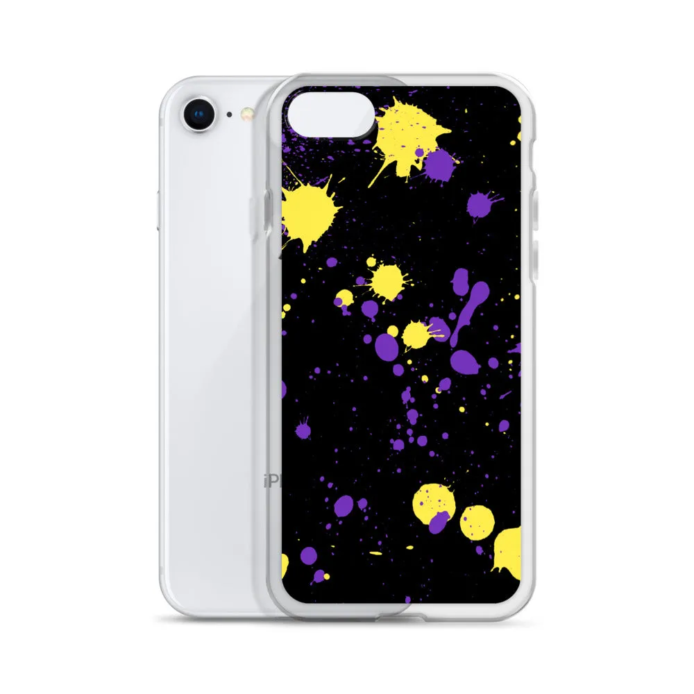 Intersex Paint Splash iPhone Case