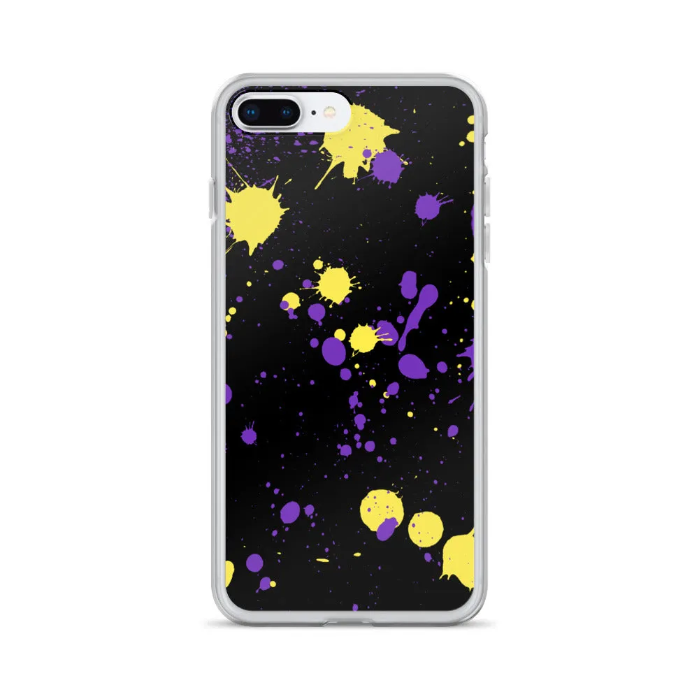 Intersex Paint Splash iPhone Case