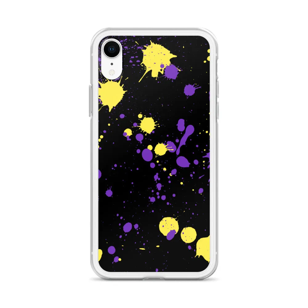 Intersex Paint Splash iPhone Case