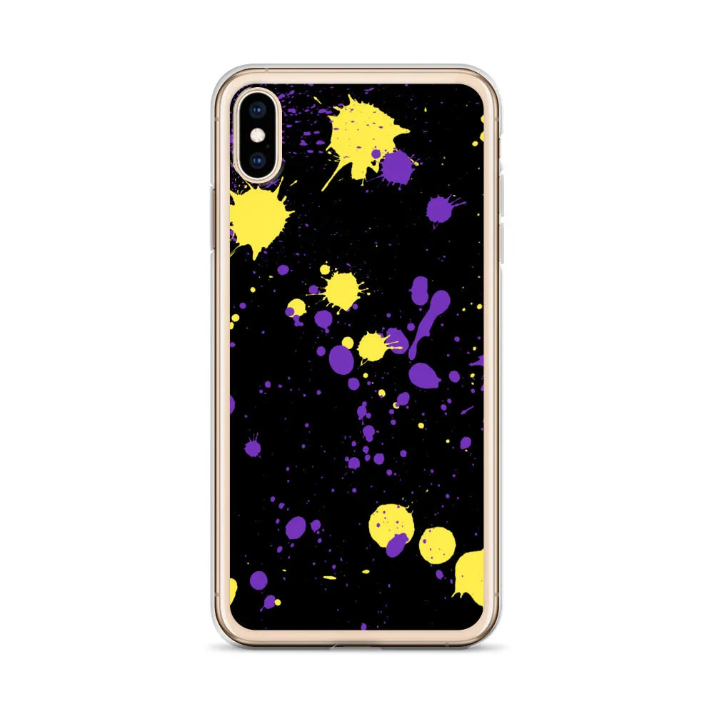 Intersex Paint Splash iPhone Case